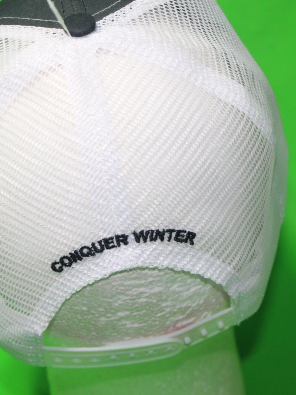 YAKTRAX Ice cleats Alaska conquer winter Mesh Snapback  Hat Cap - Picture 5 of 9